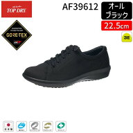 アサヒシューズ トップドライ TDY3961 オールブラック 22.5cm レディース 3E ゴアテックス搭載 防滑スリ…