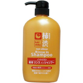 4582400830167 柿渋 ノンシリコン 薬用リンスインシャンプー 600mL【キャンセル不可】