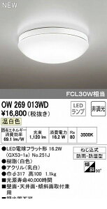 (LINE�N�[�|���L)�I�[�f���b�N ODELIC OW269013WD LED������ �����F �Ɩ���� �񒲌�