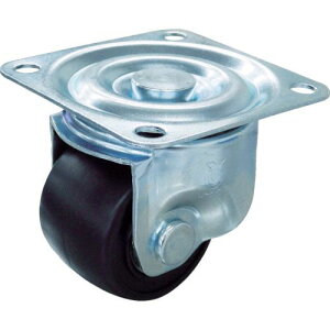 【即納在庫品】「直送」ユーエイ CAL-UHG-75GFB プレート式 自在 低床キャスター 強化ナイロン 車輪径75mm Hタイプ CAL−UHG型 取付寸法78×78CALUHG75GFB ユーエイキャスター YUEI