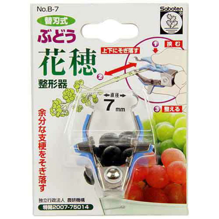 楽天市場 人気商品 サボテン ぶどう花穂整形器 ７ｍｍ プロ農業 家庭菜園のお店 井手商会