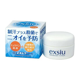 東京甲子社 特製エキシウクリーム 30g 【医薬部外品】exsiu 制汗剤 制汗消臭剤 汗の分泌を抑える成分 殺菌成分配合 収れん成分配合 Deodorant Cream 汗止 わきの下 足裏 汗ジミ対策 わきが(腋臭) 皮膚汗臭 ミョウバン結晶使用