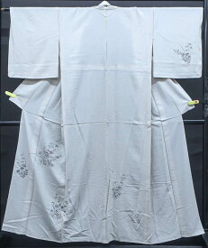 【中古】 リサイクル着物 付下げ 夏物 夏 草花文様 身丈約163cm 裄丈約65cm 24Z-1039[リサイクル着物 入学式 卒業式 結婚式 母 七五三 お宮参り パーティー きもの]IDnet