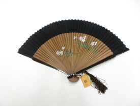 【中古】和装小物 和雑貨 未使用 扇子 絹扇子 美品 26w03-2665【リサイクル】 IDnet