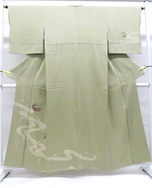 【中古】リサイクル着物 付下げ 絞り 縫い紋 刺繍 正絹 着物 美品 身丈約160.5cm 裄丈約62.5cm 26z03-1093【リサイクル】 IDnet