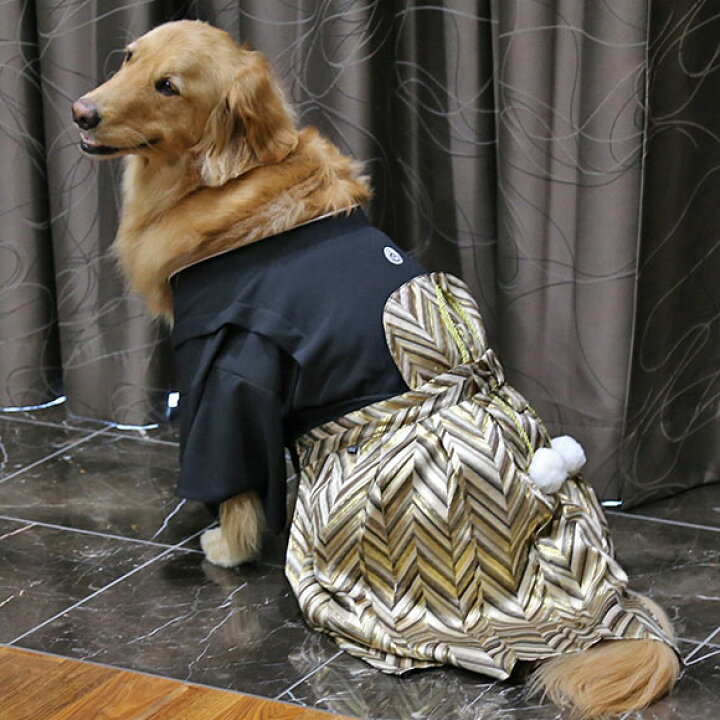 小物などお買い得な福袋 犬 服 袴 Idog 中大型犬用 愛犬用家紋付袴 アイドッグ 犬服 犬の服 ラージ 大型犬 中型犬 おしゃれ 秋 冬 秋冬 冬用 着物 晴れ着 和服 お祝い 正装 正月 年賀状 犬用 犬用品 ペット ペット用 きもの はかま レトリバー