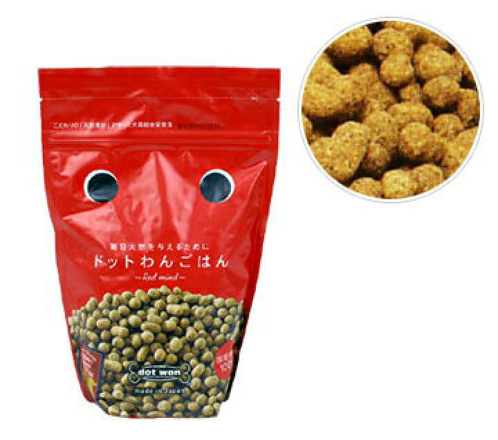 楽天市場 ポイント５倍 要エントリー 犬 ドッグフード どっとわん ドットわんごはん 500g ドッグ フード ドライフード 犬用フード 餌 エサ えさ ご飯 ごはん Idog アイドッグ 犬の服のidog