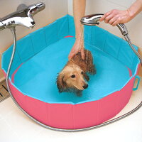 【犬】【猫】【クール】コーナーにピッタリ合う浴槽にも!
