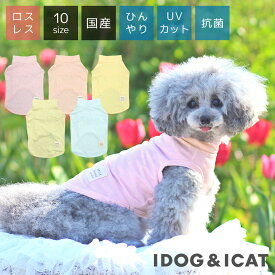 【 犬 服 タンク 】iDog COOL Chill 果実のタンク 接触冷感 アイドッグ メール便OK【 あす楽 翌日配送 】【 涼感 ひんやり クールウェア 涼しい 夏服 夏用 犬の服 トイプードル ダックス チワワ ドッグウェア 犬服 犬の服のiDog 】