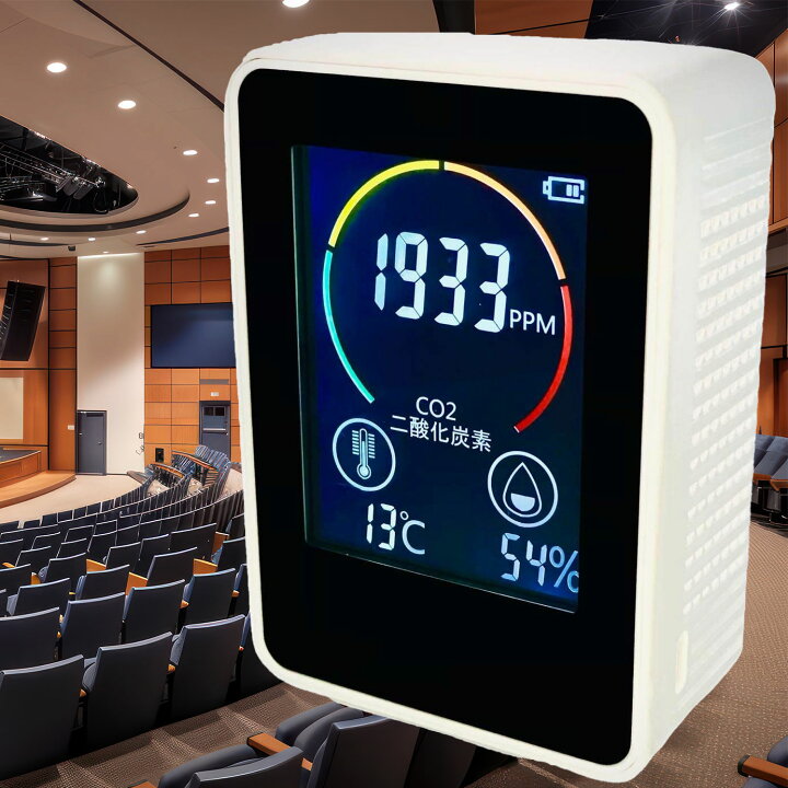 楽天市場】CO2モニター ピピっと換気君 二酸化炭素 濃度 TOMO-1 対策 