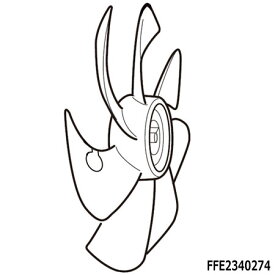 【在庫あり】FFE2340274 羽根 (扇風機用)■パナソニック■F-CP324-C、F-CP325-C、F-CP338-C他用■メーカー純正品■Panasonic■新品■(※離島・沖縄配送不可)/あす楽