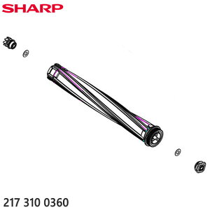 �y�����i�z2173100360 SHARP ��]�u���V (�M�A�z���_�[�E�L���b�v�z���_�[�t��) �|���@�p�yEC-AR7-N/EC-AR7-P/EC-KH7X-N���p�z��2173100347/2173100354�̑�֕i �V���[�v �V�i �������E����z���s��