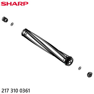 �y�����i�z2173100361 SHARP ��]�u���V (�M�A�z���_�[�E�L���b�v�z���_�[�t) �|���@�p�yEC-AR10-B/EC-AR10-W/EC-AR11-B���p�z�V���[�v �V�i �������E����z���s��