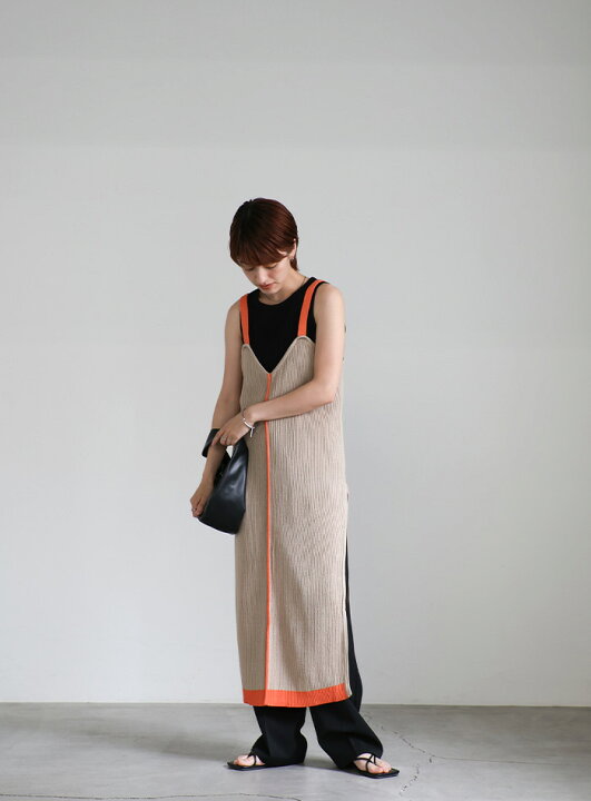 ニットワンピース select moca ワンピース リンキングニットワンピース