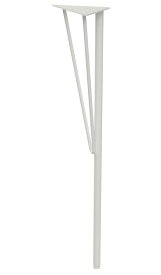 平安伸銅工業 WTW-1 スチールテーブル脚 DIY TABLE LEG ホワイト ホワイト 高さ69cm／LABRICO ラブリコ DIY収納パーツ