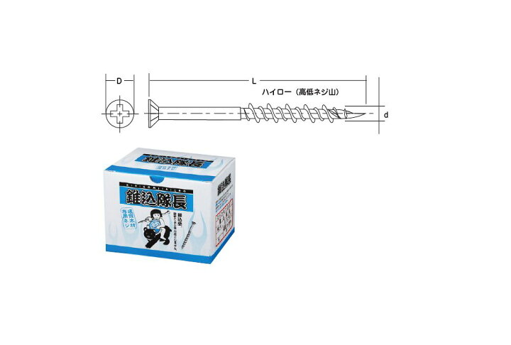 楽天市場】錐込隊長 KT-90B 401-1105 100本入 ウッドデッキビス 90mm 