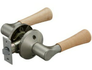 マツ六 兼用バリアフリーレバー木製空錠 EL5060-1MW-NSNC Nシルバー+Nクリア