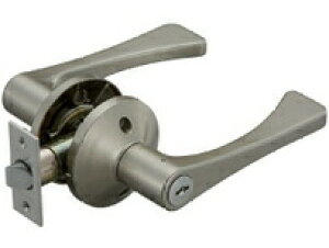 マツ六 兼用バリアフリーレバー鍵付錠 EL5060-35M-NS Nシルバー