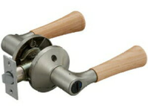 マツ六 兼用バリアフリーレバー木製トイレ錠 EL5060-4MW-NSNC Nシルバー+Nクリア