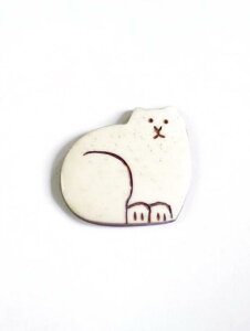 BROOCH OSUWARI CAT A1313 u[` k  킢 L