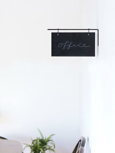 アイアンサインプレート ブラック TE550 おしゃれ かわいい レトロ アンティーク チョーク 看板 ブラック