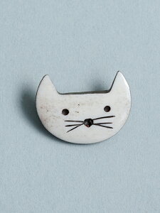 BROOCH NEKO WH A1319 u[` k  킢 L