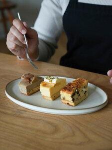 ピュア フラットプレートオーバル クリームマット M0370 皿 おしゃれ かわいい