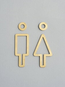 gCTC HS3508 toilet line sign plate brass  킢 g AeB[N gC  j TCv[g S[h