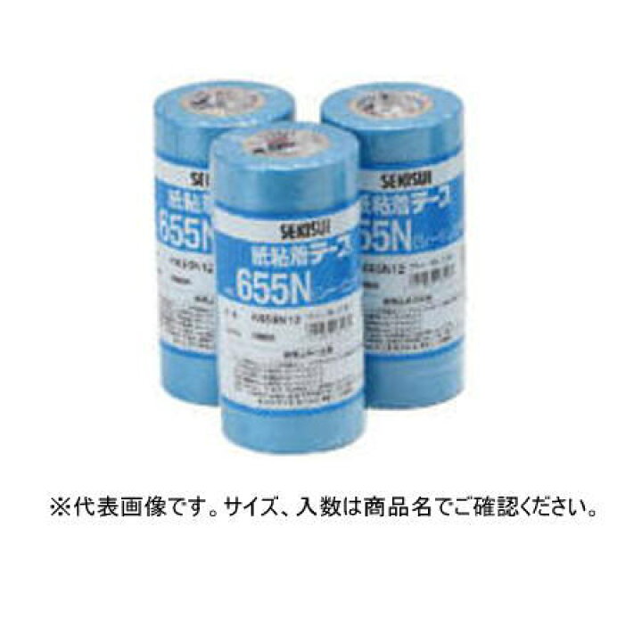 楽天市場】積水化学 紙粘着テープ No.655N 24×18(5巻入) : 家づくりと 
