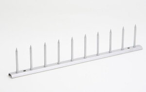 大榮線業 HLN1-8MS DSハイレーヌ1型 シルバー 忍び返し(侵入防止柵) 8シリーズ