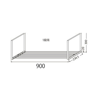 (yjz) h ؒI 900X1i W90×D23.5×H30cm ؂I }CZbg (0244220)