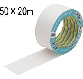 ダイヤテックス KM-30-WH ホワイト 50mm×20m巻 パイオラン気密防水テープ