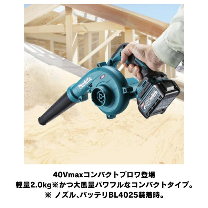 楽天市場】MAKITA 充電式ブロワ UB002GZ 本体のみ バッテリ・充電器 