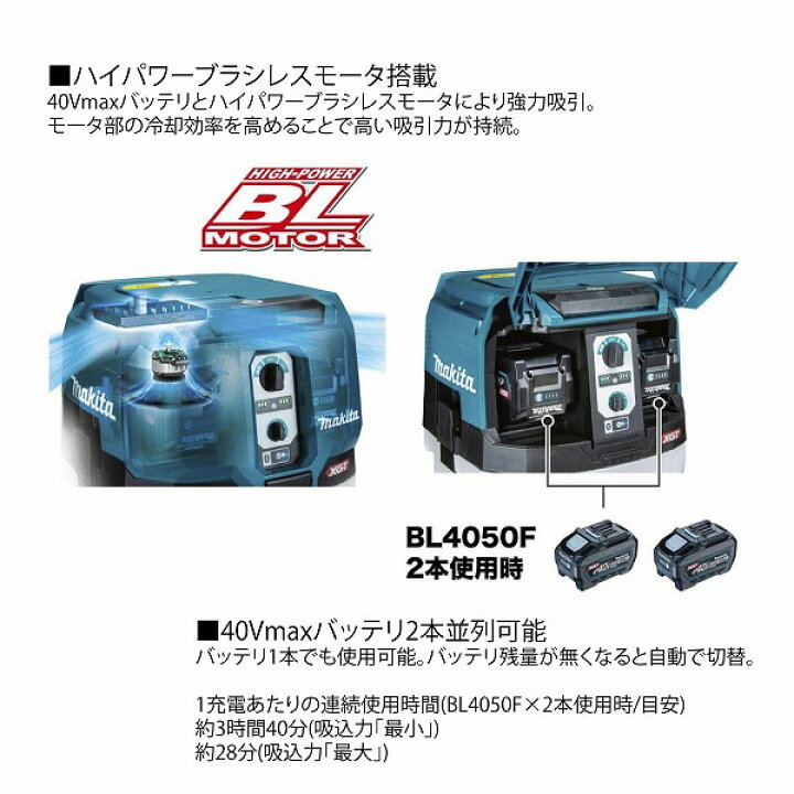 楽天市場】マキタ VC005GZ 充電式ドライクリーナ 40Vmax : 家づくりと 
