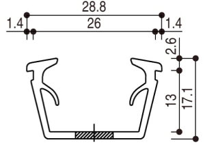 YKKAP KXPbg 2K-20094-50 50m (DG/YW) KXa26 ̂ݍ12 KX18 O`
