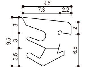 YKKAP KXPbg K-21101-20 20m (DG/YG) O`