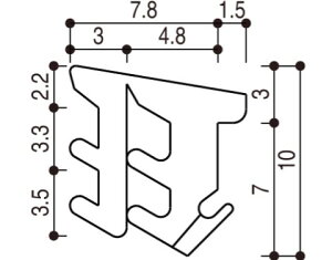 YKKAP KXPbg K-21333-20 20m (DG/YG) KX12 O`