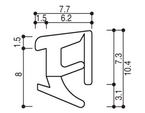 YKKAP KXPbg 2K-26906-20 20m (G6/P6/EW/DG/YW) O`