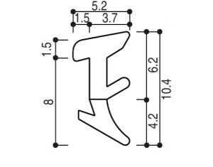 YKKAP KXPbg 2K-26907-20 20m (G6/P6/EW/DG/YW) O`