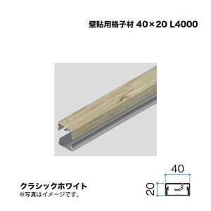 �^�J�V���[ �Ǔ\�p�i�q�� 40×20 L4000 �N���V�b�N�z���C�g 1�{ �������^�l��s��