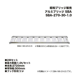 (2�{�Z�b�g) ���a�u���b�W�̔� SBA-270-30-1.0 �A���~�u���b�W (�c���^�C�v) SBA ���^�E���^���@�E�_�Ƌ@�B�p �S���V���[�E�z�C�[���p �A���C���R