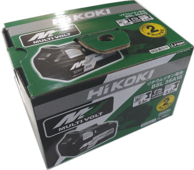 楽天市場】HiKOKI BSL36A18 リチウムイオン電池 36V マルチボルト 0037
