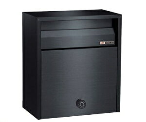 ハッピー金属 ファミール 680-SBK 戸建用 ステンレスポスト 外掛・スタンドタイプ