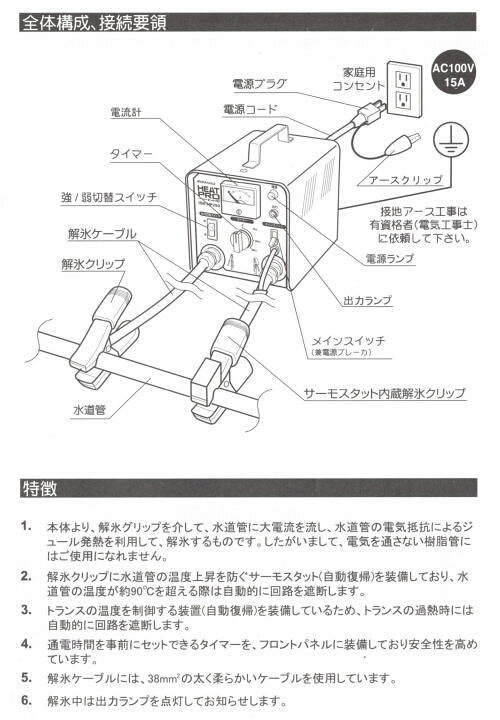 楽天市場】(紹介動画有) 育良精機 ヒートプロ ISK-HP250 電気解氷機 