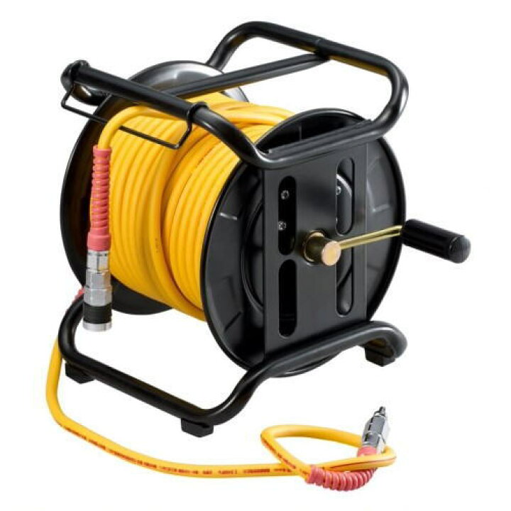 楽天市場 Hikoki 日立工機 0089 0294 ホース内径6mm 外径10mm 高圧エアホースリール ロックキャップソケット式 固定式 普及タイプ 30m 家づくりと工具のお店 家ファン