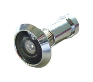 杉田エース 防犯用 ドアメガネ クローム 広角200° 4973658008901 (755462)