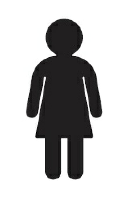 楽天市場 シロクマ Nac 351 2 トイレマーク 女 黒 家づくりと工具のお店 家ファン