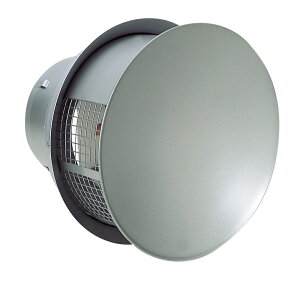 西邦工業 SEIHO RTD150SC 外壁用ステンレス製換気口 (パラボラ型) 金網型3メッシュ 耐外風 防火ダンパー付