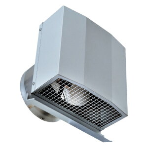 西邦工業 SEIHO FFND200BSC 防音型製品(ステンレス製換気口) 金網型3メッシュ 防音タイプ ワイド水切り付 防火ダンパー付(厚型・金網)