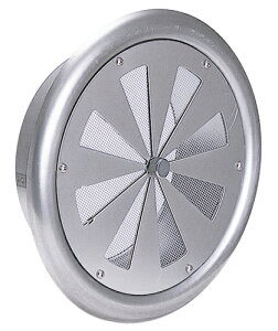 西邦工業 SEIHO SL100S 室内用換気口(ステンレス製レジスター) ステンレス製 防虫網付 スライド式